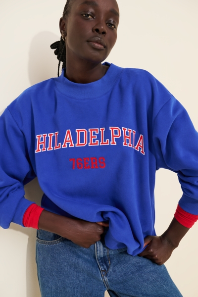 LEONARD sports モックネック トップス Mock Neck 76ers Sweatshirt | Nuuly