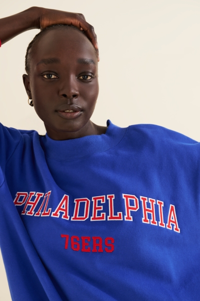 Mock Neck 76ers Sweatshirt | Nuuly