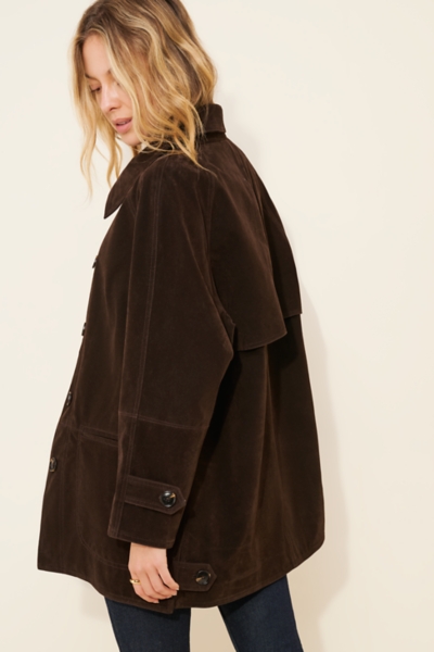 Jackie Faux Suede Jacket | Nuuly