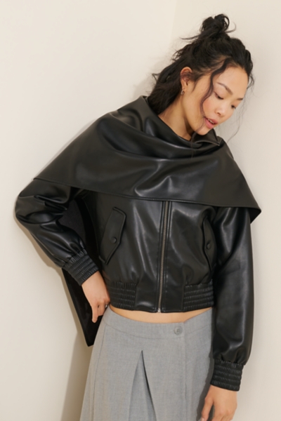 ジャケット・アウター CLANE JACKET DETAIL CAPE TOPS 106368657_001_b?$og-image$