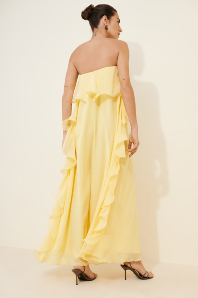 Ruffle Tube Maxi Dress | Nuuly