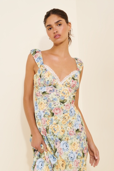 grace maxi dress Grace White Embellished Maxi Dress – Frock and Frill