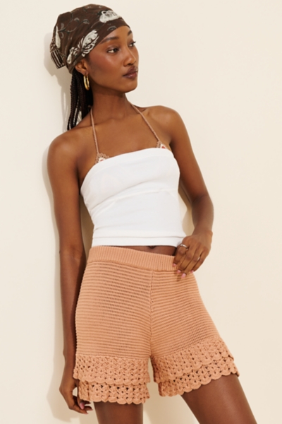Brielle Crochet Knit Shorts | Nuuly