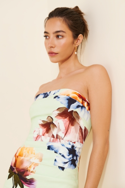Amaya Strapless Fitted Maxi Dress | Nuuly