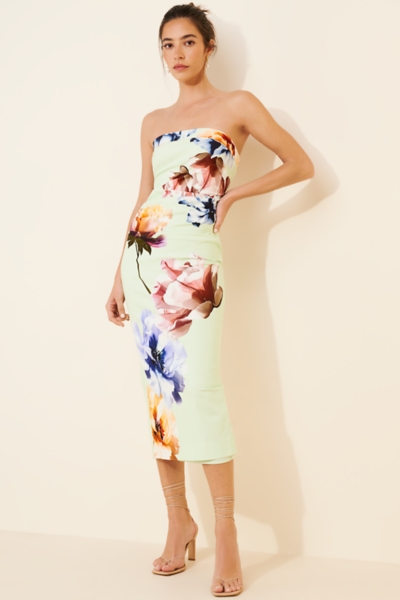 Amaya Strapless Fitted Maxi Dress | Nuuly