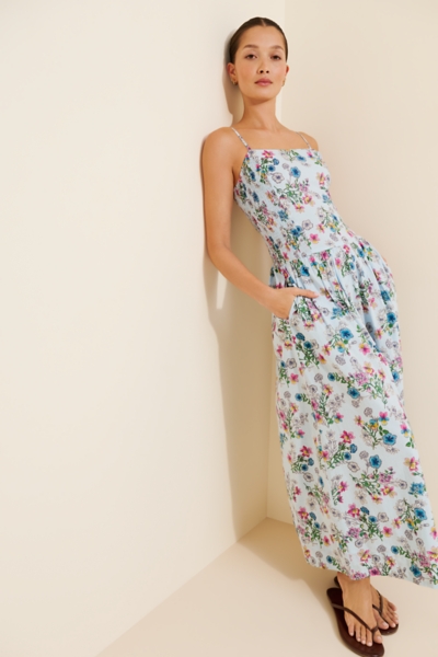 maxi orange dresses for women Wedding Guest Beaded Strapless Maxi Dress