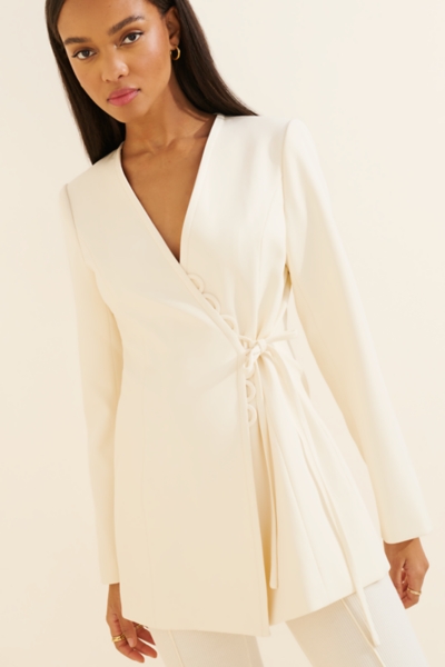 Avril Wrap Blazer | Nuuly