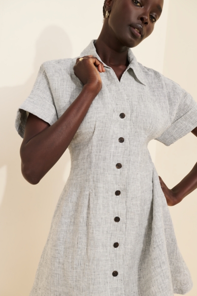 Octavia Linen Mini Dress | Nuuly