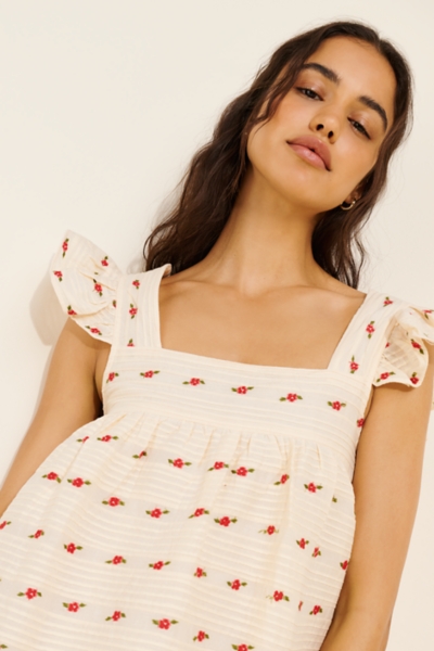blush lace frill mini dress Pink Lace Bandeau Ruffle Mini Dress | Dresses