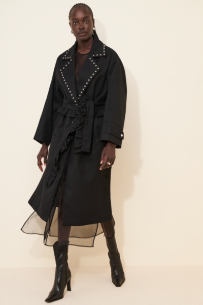 Rivet Trench Coat | Nuuly