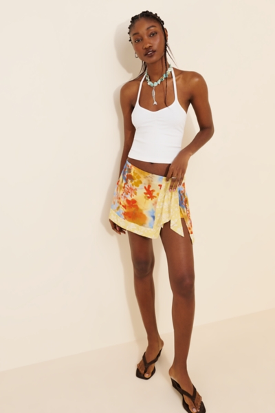 Sun Soaked Sarong Mini Skort | Nuuly