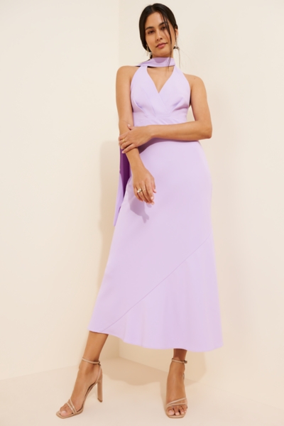 slim fit dress slacks Maeve Corset Midi Dress in Burgundy - Elegant Evening Wear main image 1