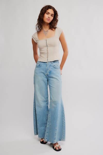 Marilyn Denim Corset Top | Nuuly