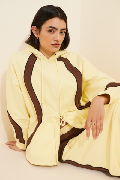 Zip Stripe Hoodie | Nuuly