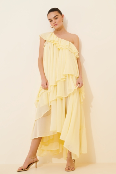 Lina One Shoulder Dress | Nuuly