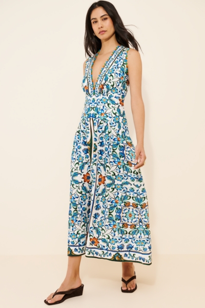 Flora Tile Maxi Dress | Nuuly