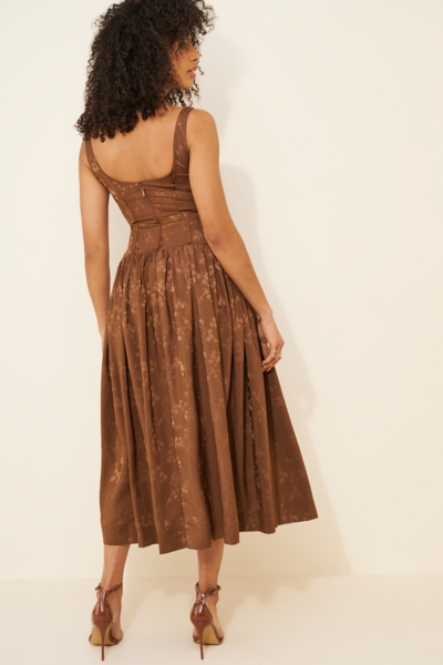 long blue silk dress Lifetime