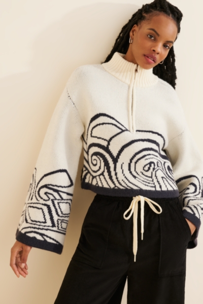 Abstract Swirl Pullover | Nuuly