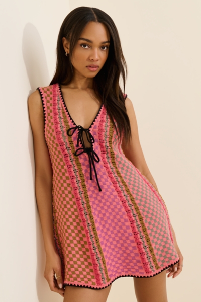kamara mini dress For Love and Lemons Kamara Mini Pink