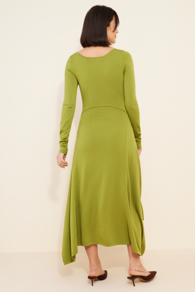 green emerald velvet dress Mint Maternity Sweater Dress main image 1