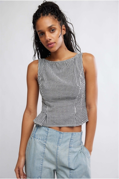 Sunfaded Peplum Top | Nuuly