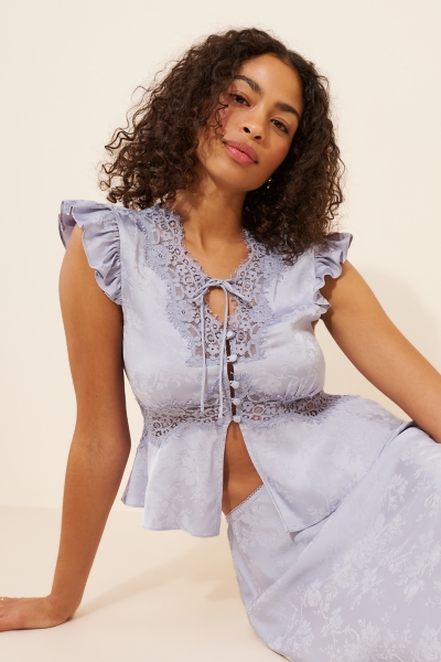 Wisteria Flutter Top | Nuuly