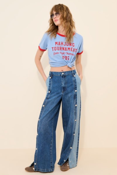 Snap Track Pant Jeans | Nuuly