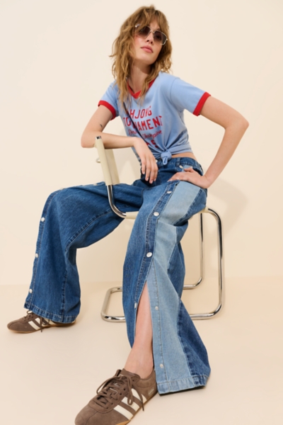 Snap Track Pant Jeans | Nuuly