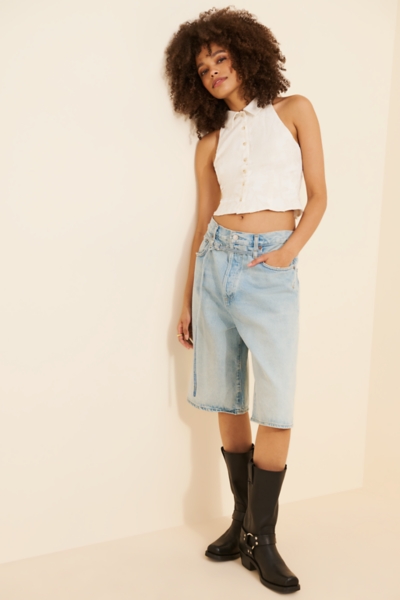 Sleeveless Satin Jacquard Top | Nuuly
