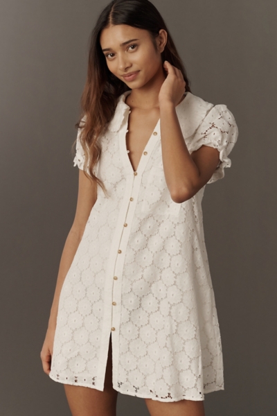 ワンピース andmary Cereza lace mini dress ANDMARY】Cereza lace mini dress