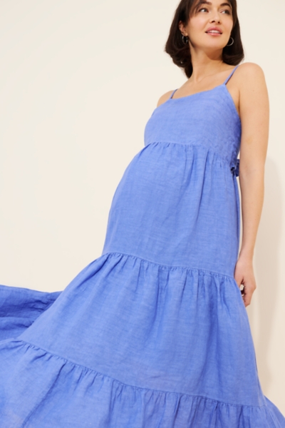 Maternity Linen Alma Dress | Nuuly