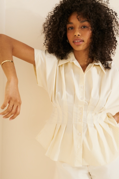 The Tobie Pleated Blouse | Nuuly
