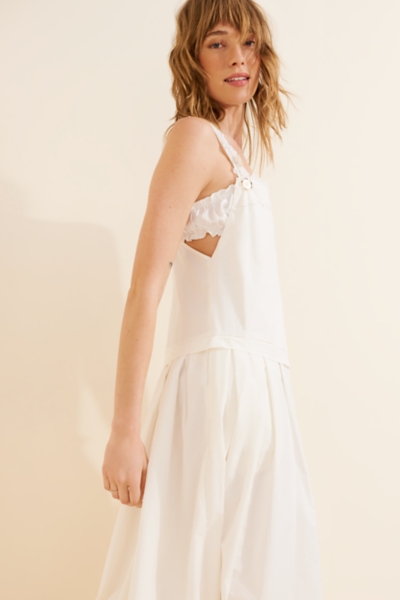 knee length dresses for ladies Desi Midi Apron Wrap Dress – Ann Demeulemeester main image 1