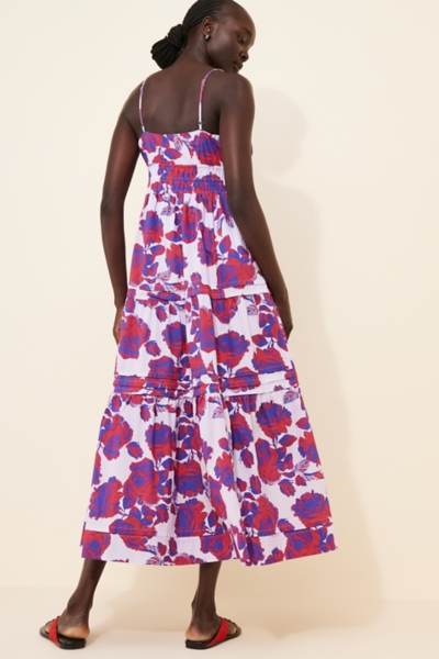 purple sleeveless maxi dress Elegant Floral Lavender Sleeveless Maxi Dress