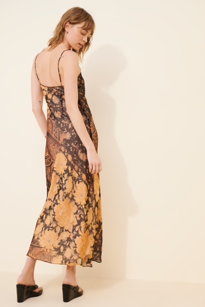 Vintage Pattern Slip Maxi Dress | Nuuly