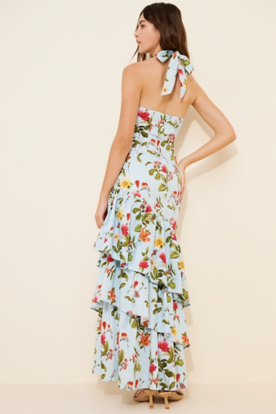 classic halter dress Blonde Blob Halter Dress in Black & White  Staxx