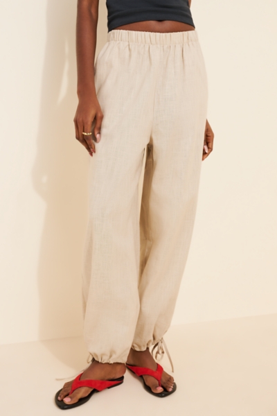 Keira Linen Balloon Trousers | Nuuly