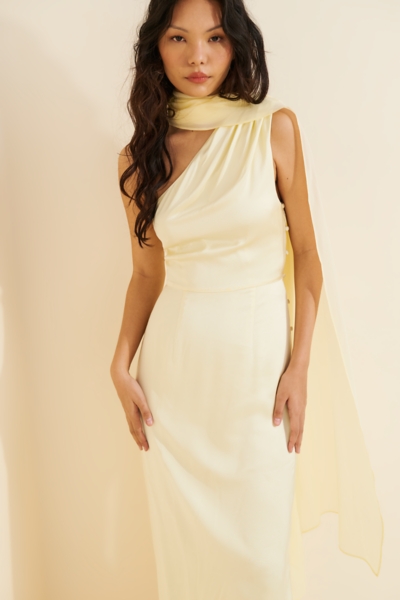 nuuly bridesmaid dresses Soleil Satin Gown