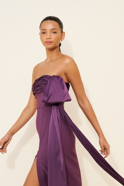 Serina Strapless Bow Sash Dress | Nuuly