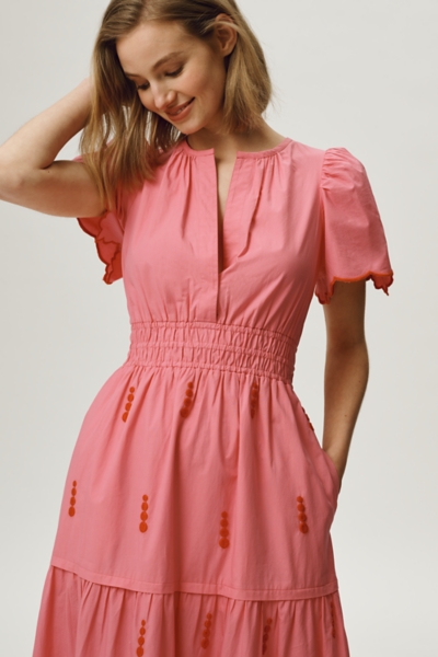 Short Sleeve Deco Maxi Dress | Nuuly