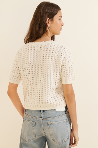 Lucia Short Sleeve Cardigan | Nuuly