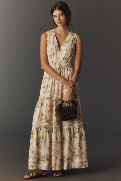 knee length dresses for ladies Long Linen Maxi Dress Sleeveless Sundress