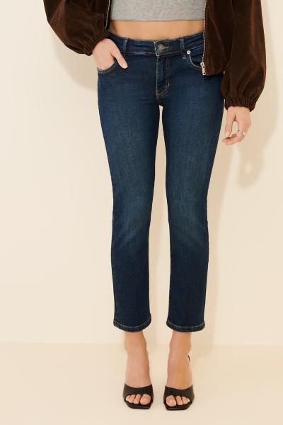 low rise cigarette jeans Paloma Low-Rise Cigarette Jeans