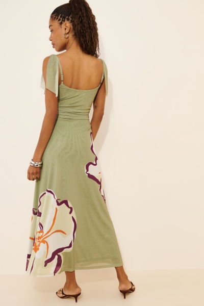 mon renn green dress Lima Cowl Neck SITEWIDESALEMAR26