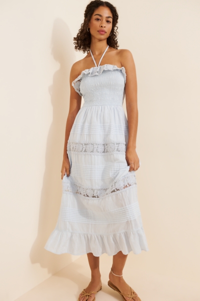 Tiered Halter Maxi Dress | Nuuly
