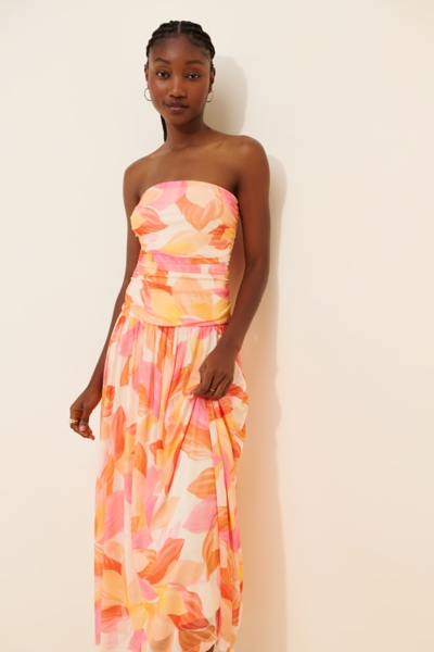 Solana Mesh Midi Dress | Nuuly