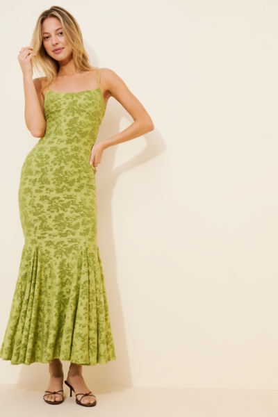 silk formal dress for women Halter Sleeveless Long Red Prom Dress with 3D Rose Appliques main image 0