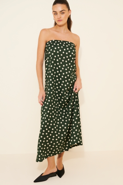 Linen-Blend Tube Dress | Nuuly