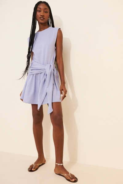 green emerald velvet dress Blue Skies Eyelet Mini Dress Large