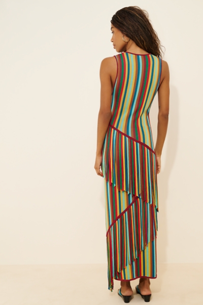 spiral line dress Gold Dust